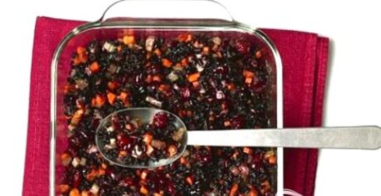 Рис с клюквой, морковью и имбирем