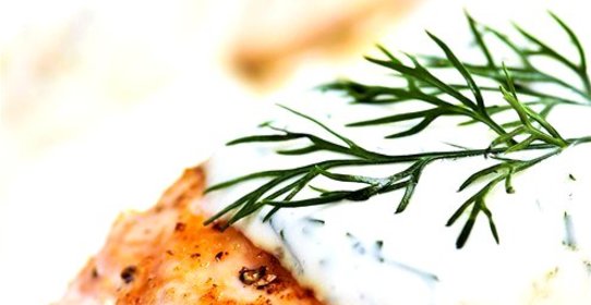 Укропный крем с лимоном