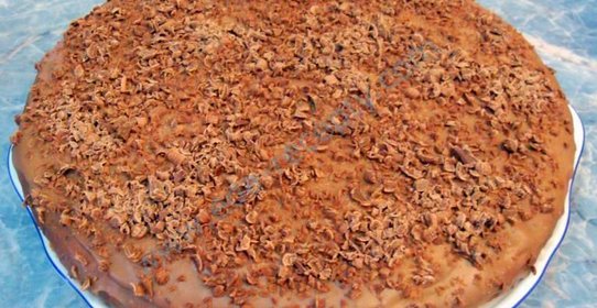 Ореховый шоколадный торт