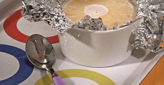 Суфле из бананов и ананасов