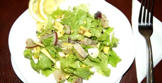 Салат с сельдью