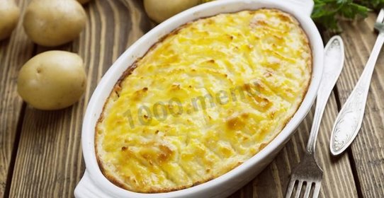 Картофельное пюре в духовке