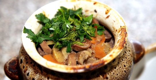 Почки в горшочке