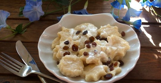 Ленивые вареники для ребенка