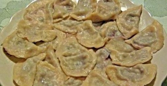 Вареники с пасленом