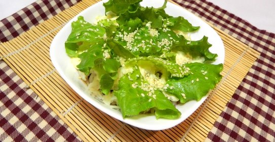 Свекольный салат с горчичной заправкой