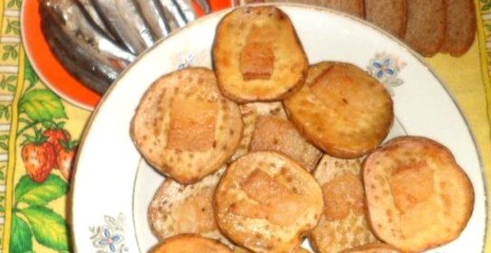 Печеная картошечка с салом