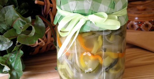 Салат Зимний король из огурцов