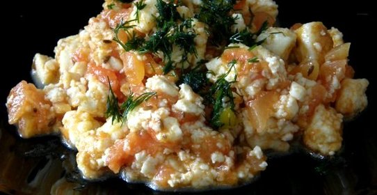 Вегетарианский омлет без яиц