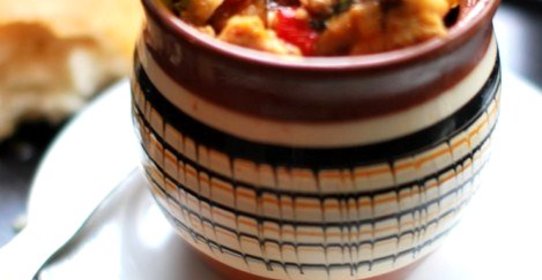 Чахохбили с шампиньонами