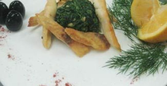 Филе тилапии со шпинатом