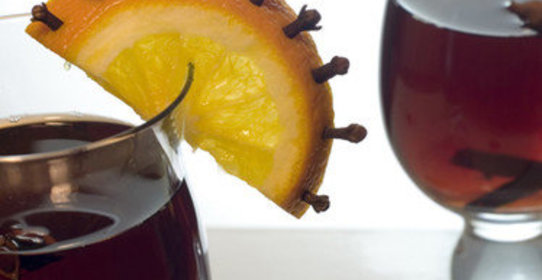Глинтвейн с фруктами