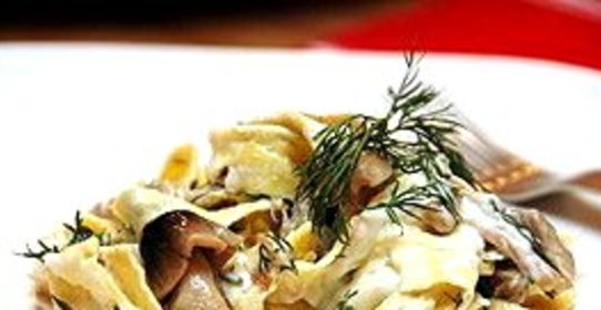 Салат из шампиньонов и яиц