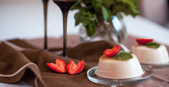 Мятная панакотта