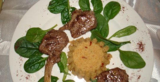 Рёбрышки ягнёнка с кус-кусом