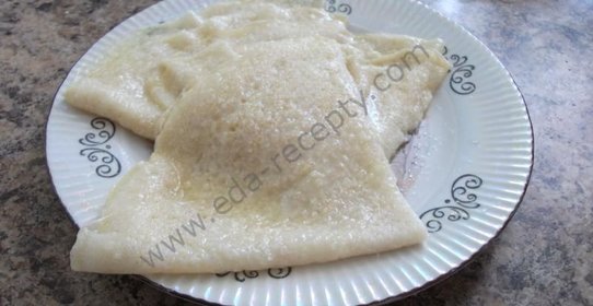 Белые блины