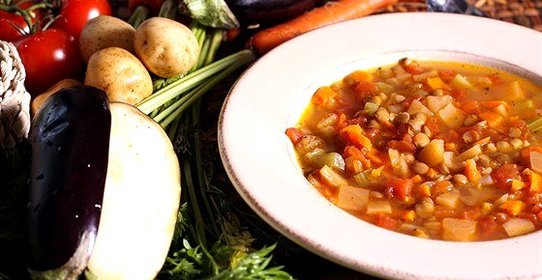 Чечевица с зеленью