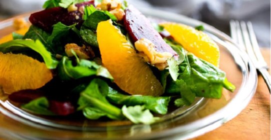 Салат из свеклы и апельсинов