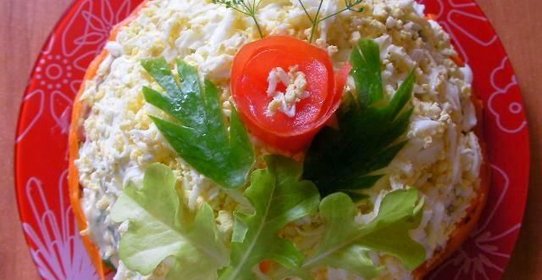 Салат с корейской морковкой