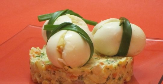 Салат картофельный с сельдью