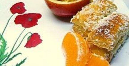 Фруктовый салат киви апельсин яблоко банан