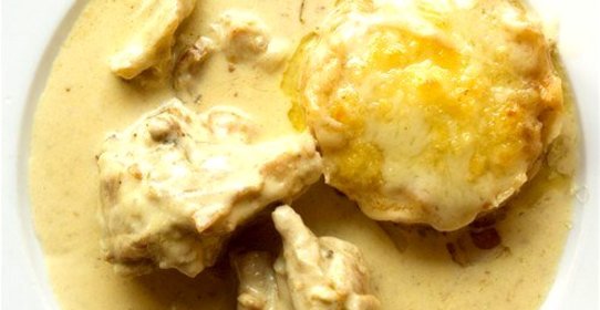 Кролик в белом соусе