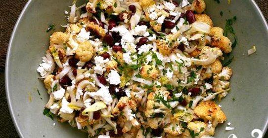 Салат с цветной капустой и сыром