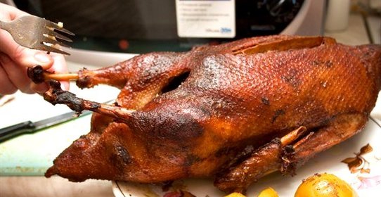 Гусь с яблоками