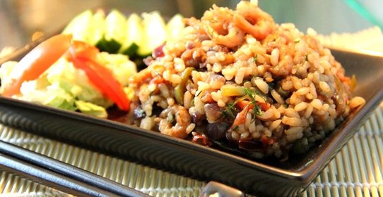 Рис тяхан с овощами