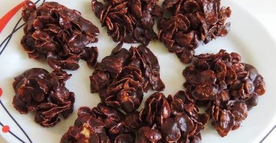 Десерт из кукурузных хлопьев