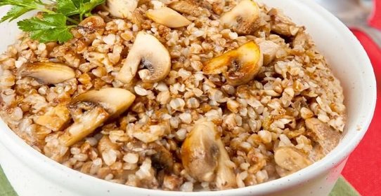 Гречневая каша с грибами в мультиварке