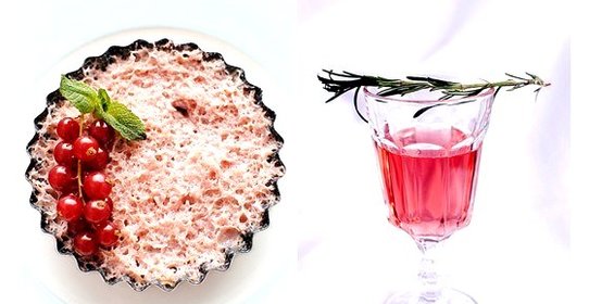 Клубнично-медово-овсянный мусс