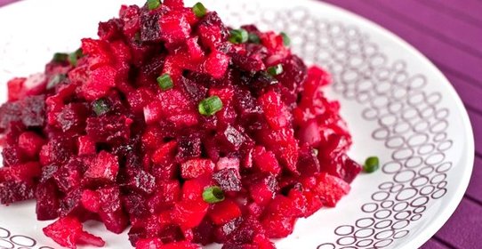 Салат к тушеной капусте