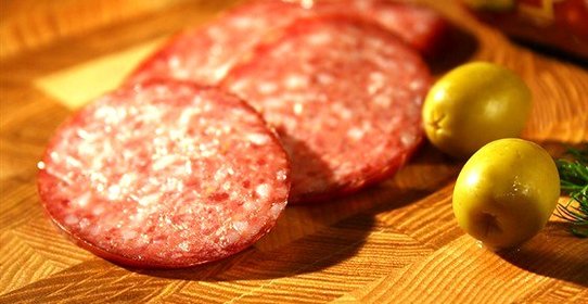 Колбаса чесночная