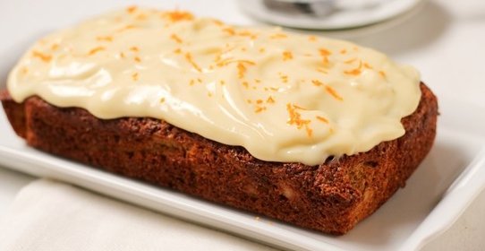 Морковный пирог с сырным кремом