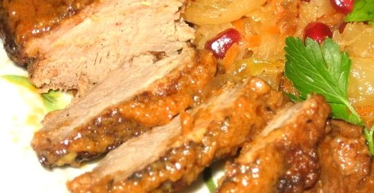 Тушеная утка