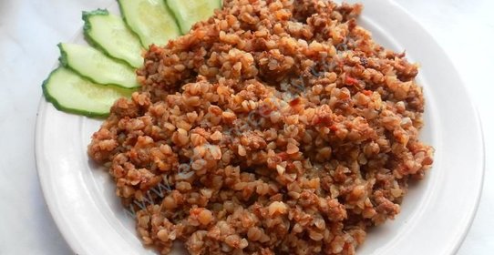 Гречка с мясным фаршем