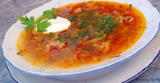 Щи из свежей капусты в горшочке