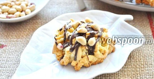 Печенье домашнее с шоколадом и орехами