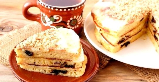 Пышки с черносливом