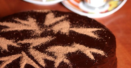 Пражский торт с масляным кремом