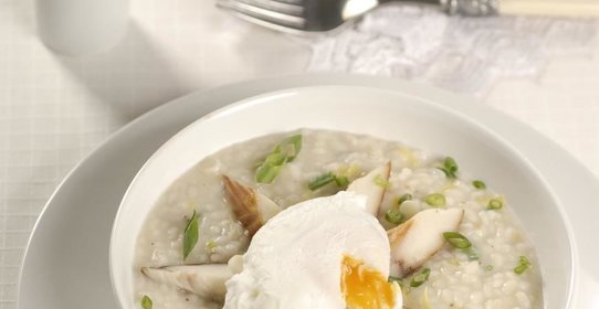 Ризотто с копченой рыбой