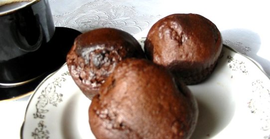 Шоколадно - банановые маффины