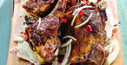 Бараньи ребрышки на гриле