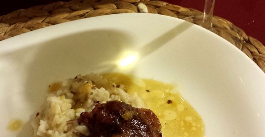 Утиное филе томленое в апельсиновом соусе