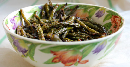 Гарнир из стручковой фасоли