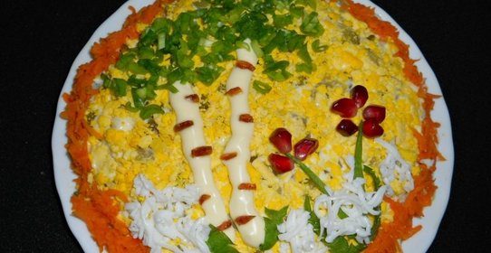 Салат Березовая роща