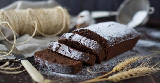 Постный шоколадно-апельсиновый кекс