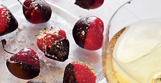 Ягоды в шоколаде