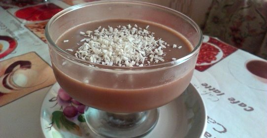 Шоколадное желе